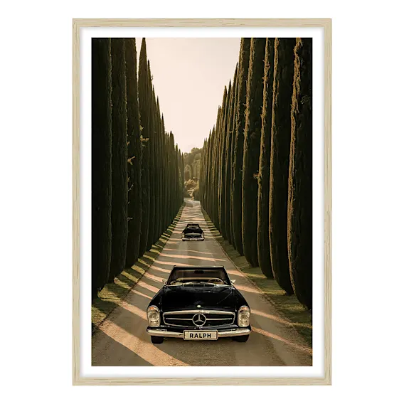 Grand Approach Framed Print in 95 x 133cm