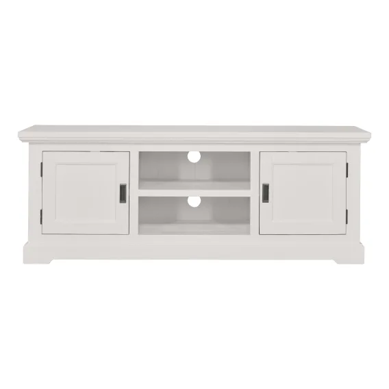 Hamptons Entertainment Unit 160cm in Acacia White