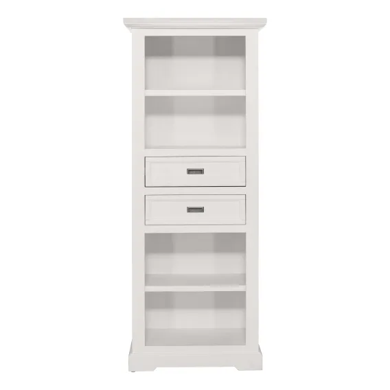 Hamptons Bookcase in Acacia White