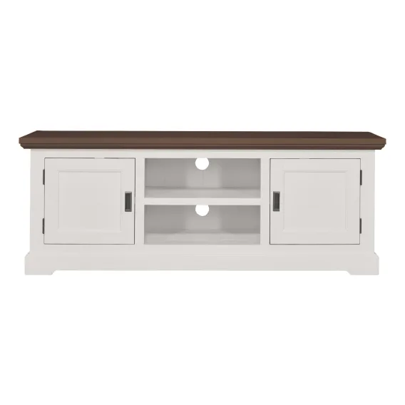 Hamptons Entertainment Unit 160cm in Acacia Two Tone