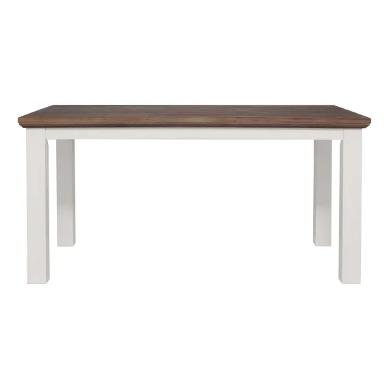 Hamptons Dining Table 160cm in Acacia Two Tone