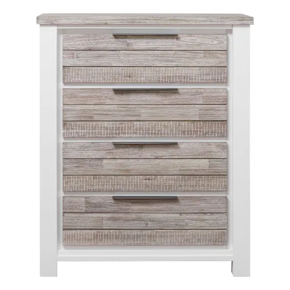 Halifax Tall Boy in Acacia Grey / White