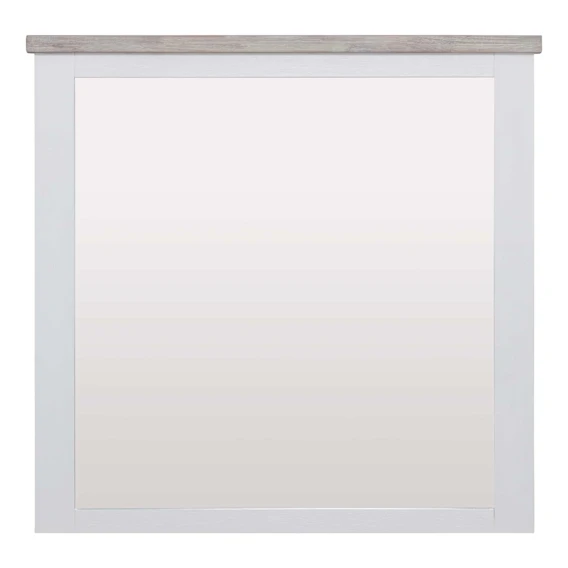 Halifax Dresser Mirror in Acacia Grey / White