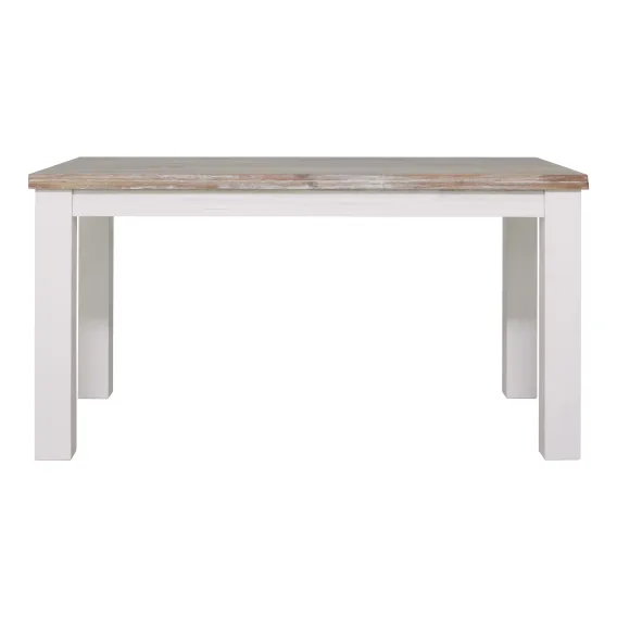 Halifax Dining Table 150cm in Acacia Grey / White