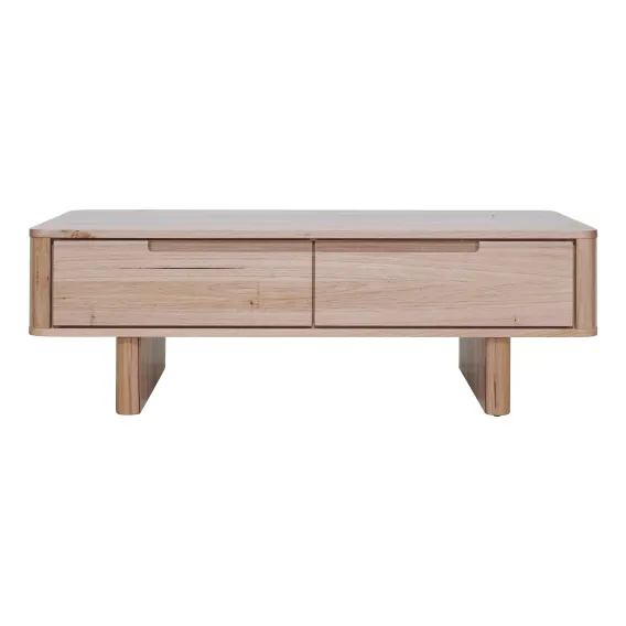 Harper Coffee Table 2 Drawer 130cm in Australian Timbers