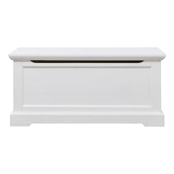 Hamptons Blanket Box in Acacia White