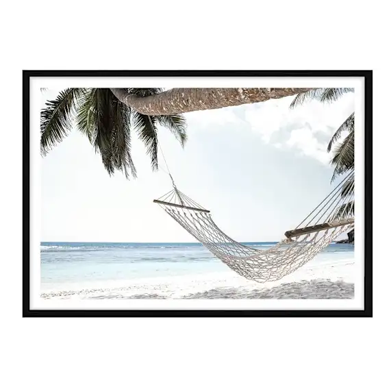 Hammock Haven Framed Print in 165 x 118cm