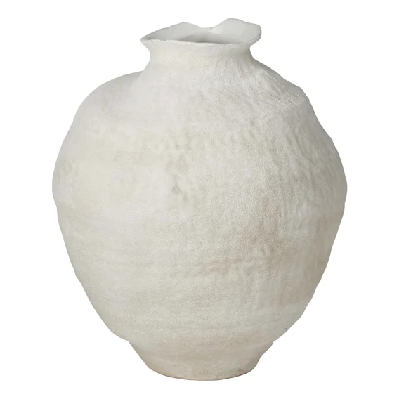 Herman Vase 37x45.6cm in Ivory