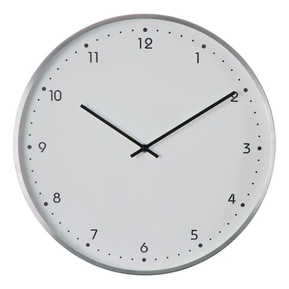 Helsinki Clock 40cm in Silver