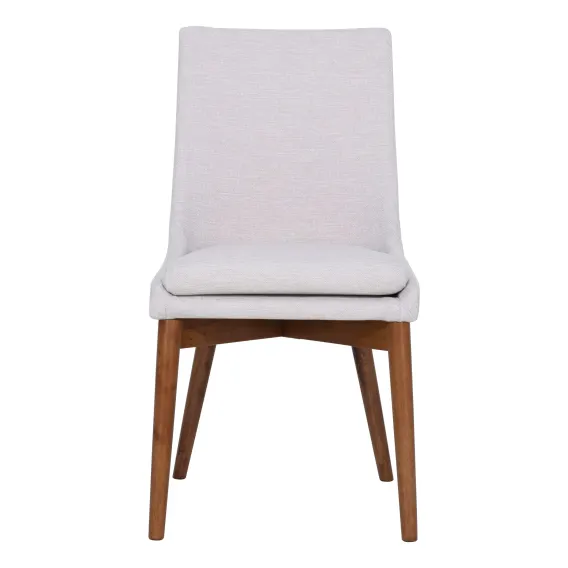 Highland Dining Chair in Beige Fabric / Stain