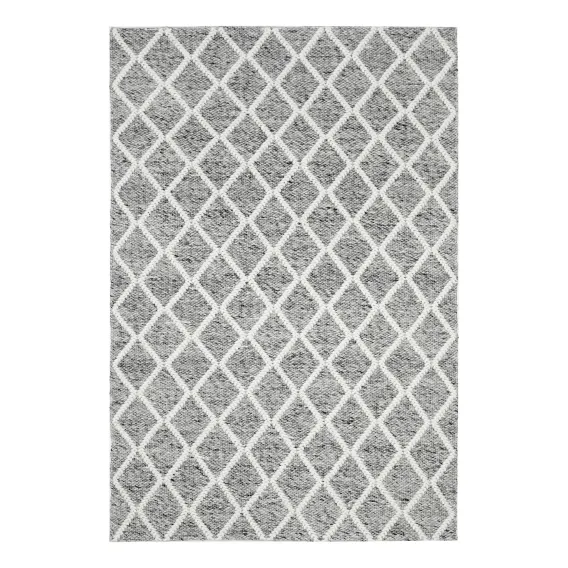 Huxley Rug 155x225cm in Grey/Off White