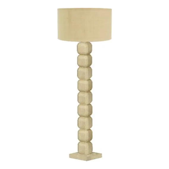 Huxley Floor Lamp 22x155cm in Blonde / Natural