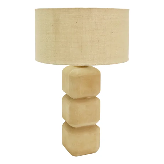 Huxley Table Lamp 15x60cm in Blonde / Natural