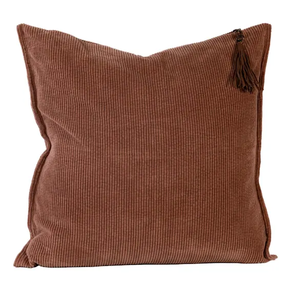 Hudson Feather Fill Cushion 50x50cm in Nutmeg