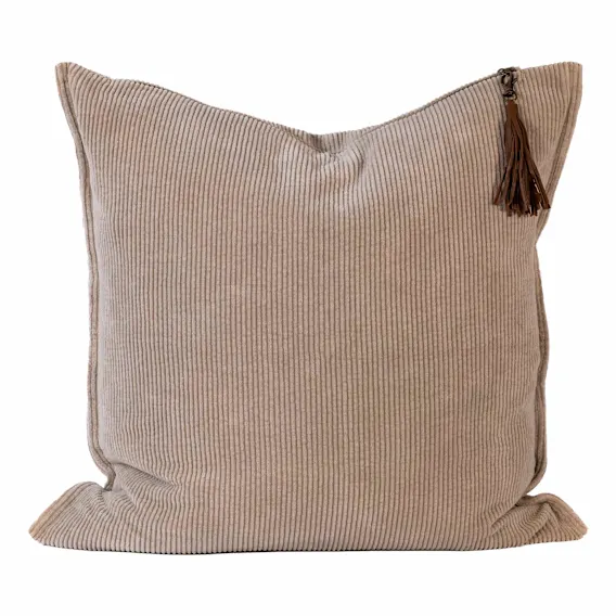 Hudson Feather Fill Cushion 50x50cm in Natural