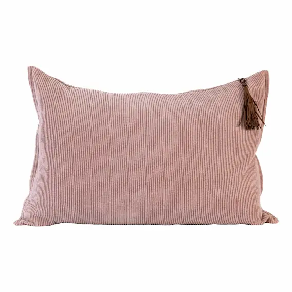 Hudson Feather Fill Cushion 60x40cm in Soft Musk