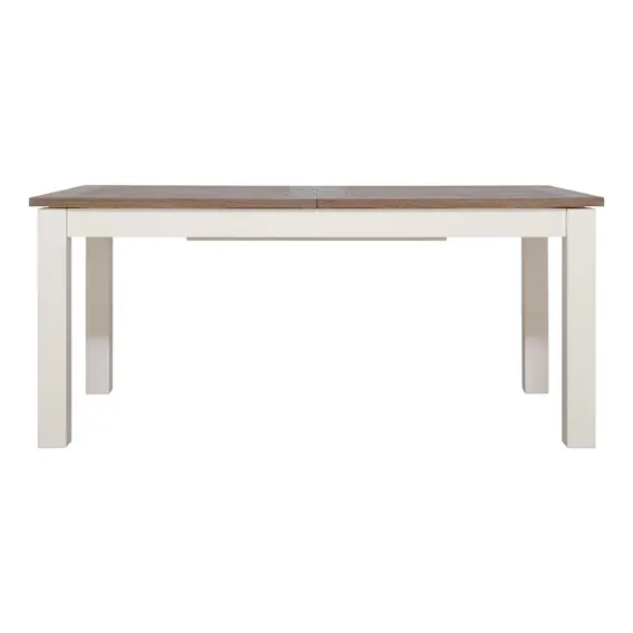 Hyatt Extension Dining Table 180-250cm in Mindi Dark Driftwood / Mangowood Ivory