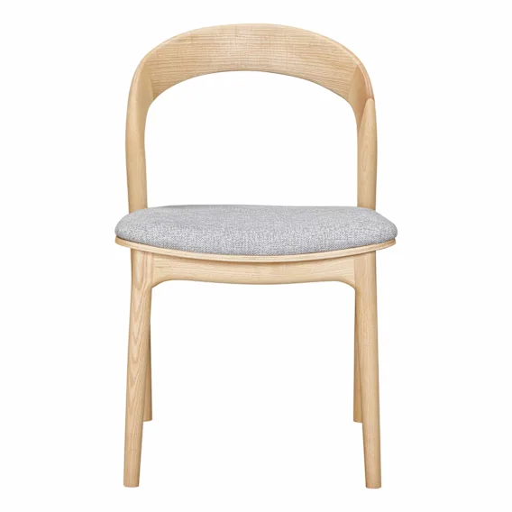 Inca Dining Chair in Belfast Grey / Ash Natural