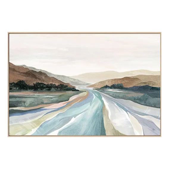 Into the Valley Box Framed Canvas in 140 x 100cm