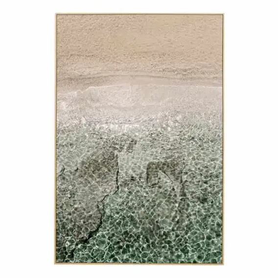 Island Shallows Box Framed Canvas in 62 x 92cm