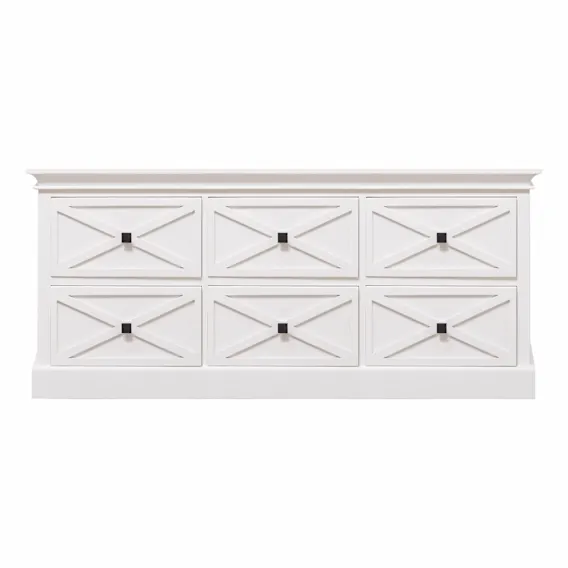 Island Dresser in Mangowood White