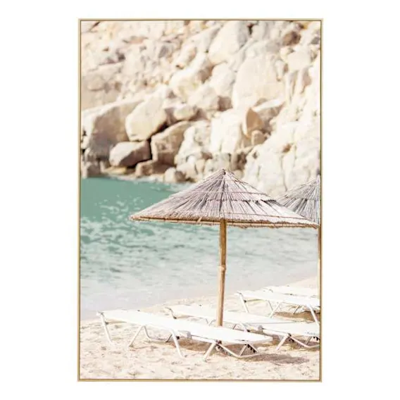 Island Haven Box Framed Canvas in 42 x 62cm