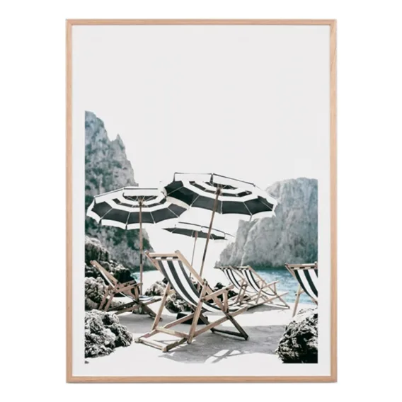 Italian Afternoon Framed Print in 112 x 150cm