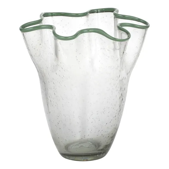 Jarvis Vase Small 21x24.5cm in Grey/Green