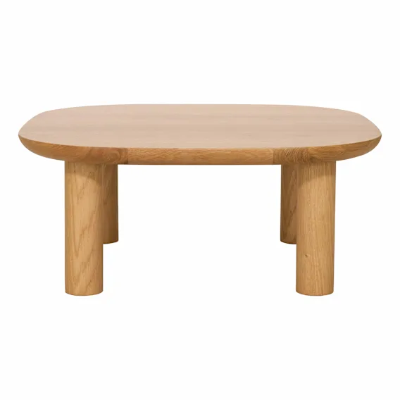 Jacob Coffee Table 80cm in Oak Clear