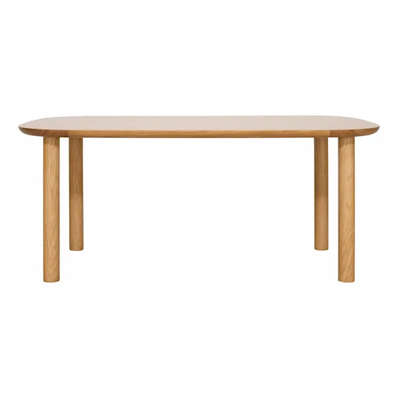 Jacob Dining Table 160x95cm in Oak Clear Lacquer