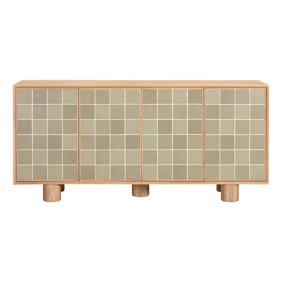 Jolie Buffet in Ceramic Green / Oak