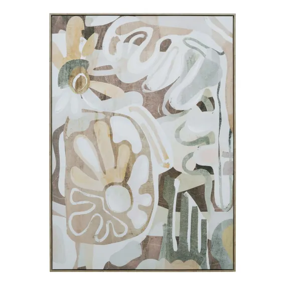 Kaleidoscope Bloom 2 Box Framed Canvas in 103 x 143cm