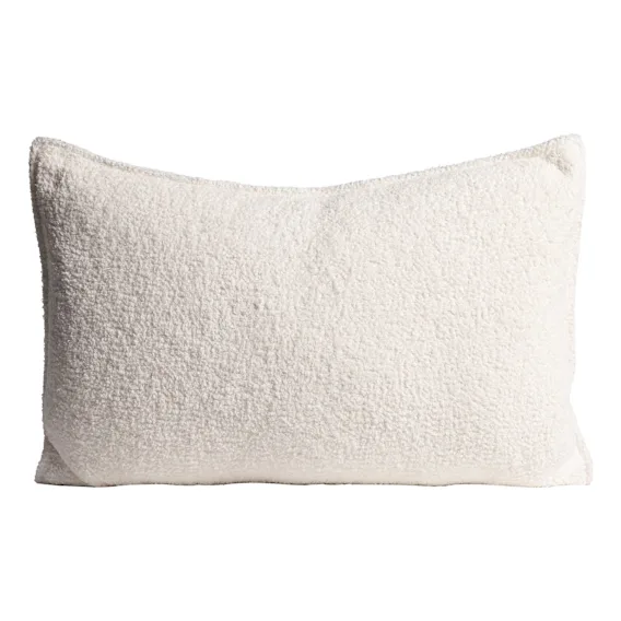 Kanso Feather Fill Cushion 60 x 40cm in Off White