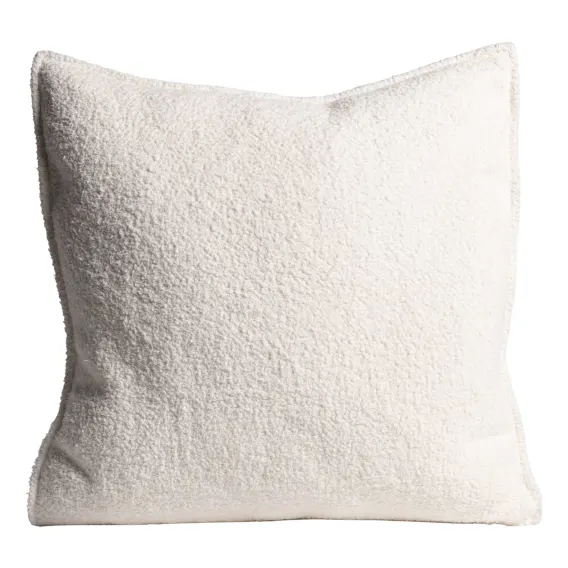 Kanso Feather Fill Cushion 50x50cm in Off White