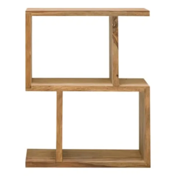 Kote Zig Zag Shelf 60 x 30 x 75cm in Rosewood