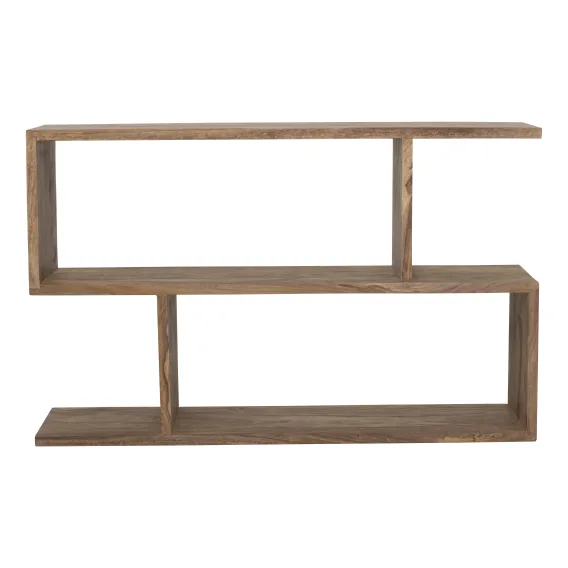 Kote Zig Zag Shelf 120 x 30 x 75cm in Rosewood