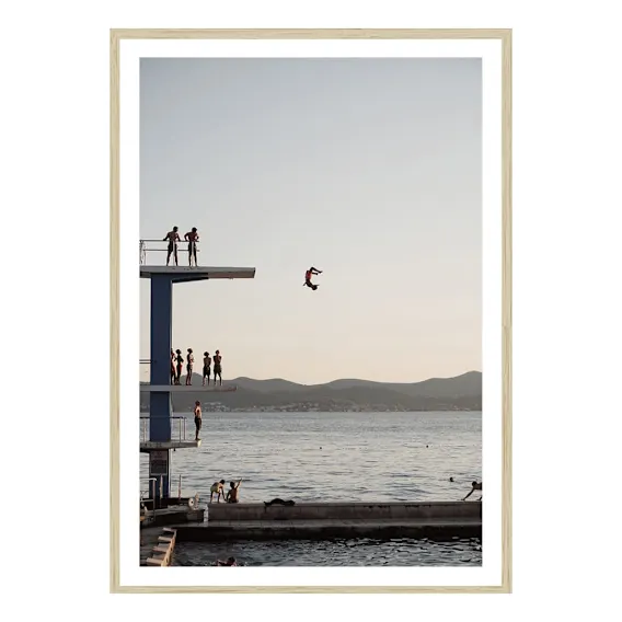 Kolovare Croatia Framed Print in 84 x 118cm