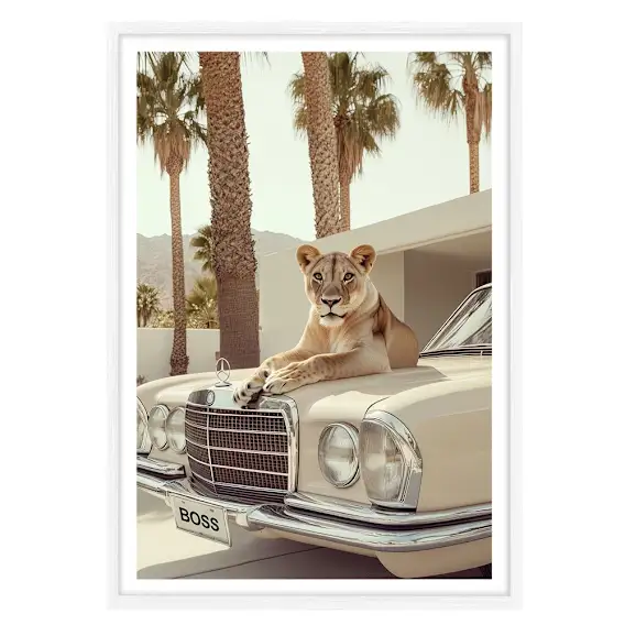 LA Reign Framed Print in 103 x 143cm