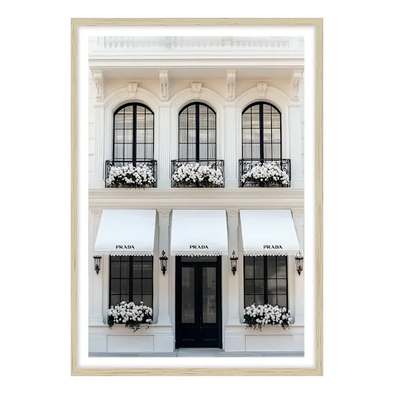 Lanvin House Framed Print in 73 x 103cm