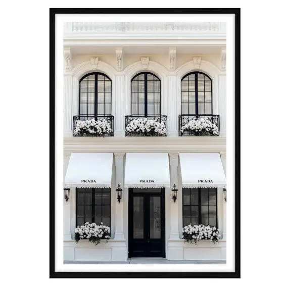 Lanvin House Framed Print in 118 x 165cm