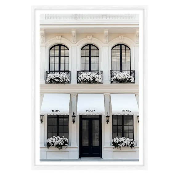 Lanvin House Framed Print in 103 x 143cm