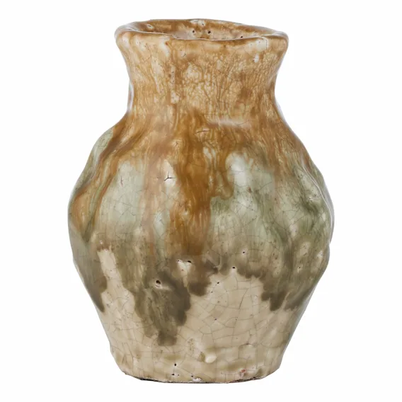Labasa Vase Small 10.5x15cm in Olive