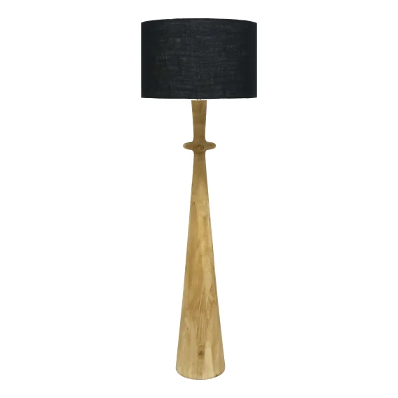 Lima Floor Lamp 22x172cm in Natural / Black