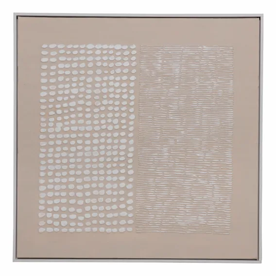 Linear Shapes 3 Box Framed Canvas in 83 x 83cm