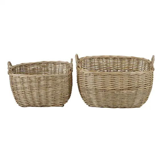 Lika Baskets Set of 2 52.5x29cm in Natural