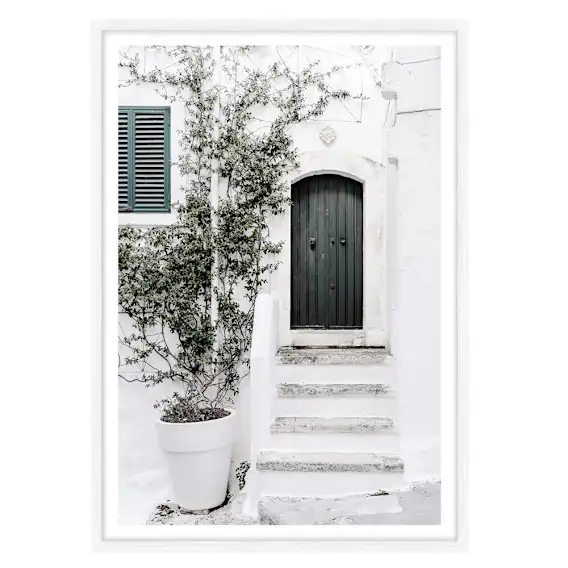 Liguria Framed Print in 73 x 103cm