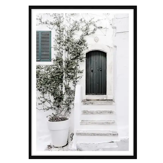 Liguria Framed Print in 84 x 118cm