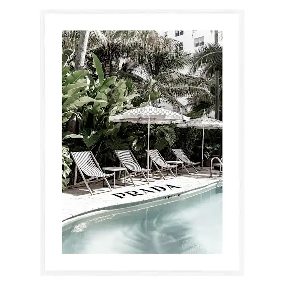 Luxe Hotel Framed Print in 118 x 165cm