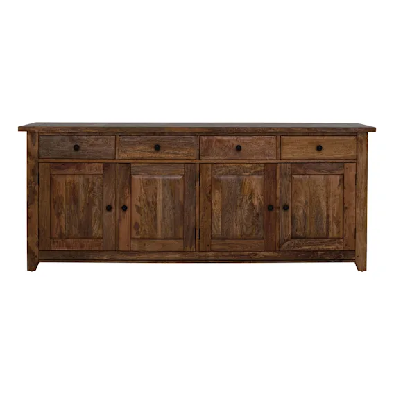 Mango Creek 4 Door Buffet 208cm in Rustic Chocolate