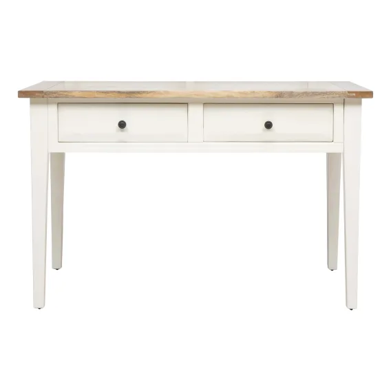 Mango Creek Console 140cm in Clear Lacquer / White